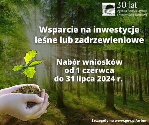 Plakat informujący o dopłatach