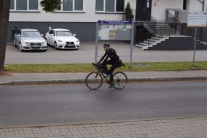 Zawodnicy podczas rowerowego ultramaratonu Wisłą 1200