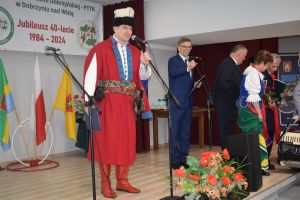 Uroczystość z okazji 40 lecia istnienia Klubu Miłośników Ziemi Dobrzyńskiej PTTK