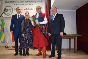 Uroczystość z okazji 40 lecia istnienia Klubu Miłośników Ziemi Dobrzyńskiej PTTK