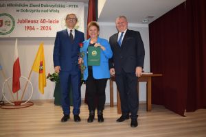 Uroczystość z okazji 40 lecia istnienia Klubu Miłośników Ziemi Dobrzyńskiej PTTK