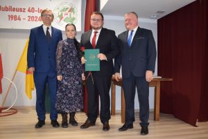 Uroczystość z okazji 40 lecia istnienia Klubu Miłośników Ziemi Dobrzyńskiej PTTK