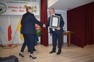 Uroczystość z okazji 40 lecia istnienia Klubu Miłośników Ziemi Dobrzyńskiej PTTK