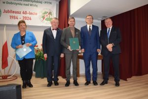 Uroczystość z okazji 40 lecia istnienia Klubu Miłośników Ziemi Dobrzyńskiej PTTK