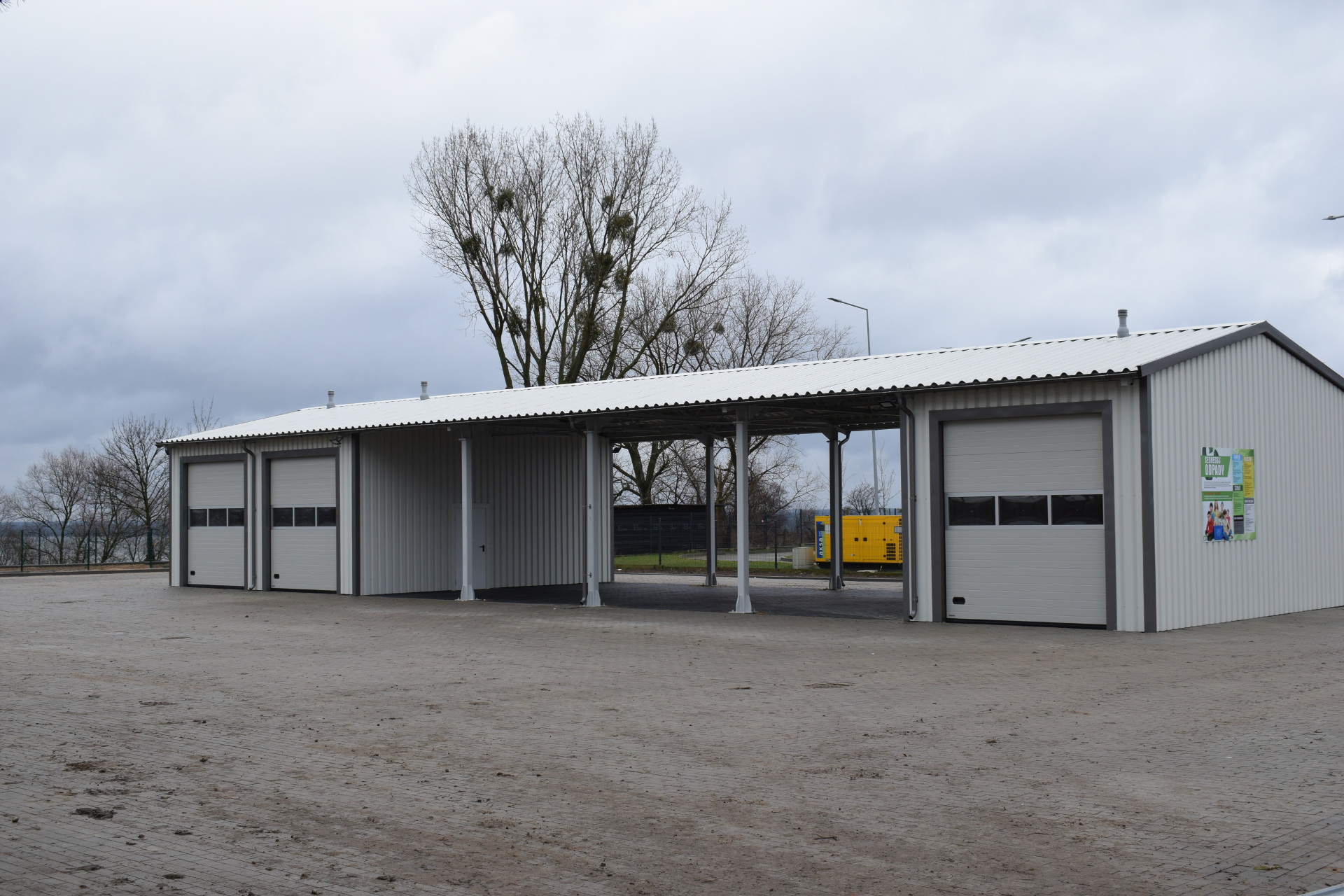 Dobiegła końca budowa Punktu Selektywnej Zbiórki Odpadów Komulanych / PSZOK/ w Dobrzyniu nad Wisłą